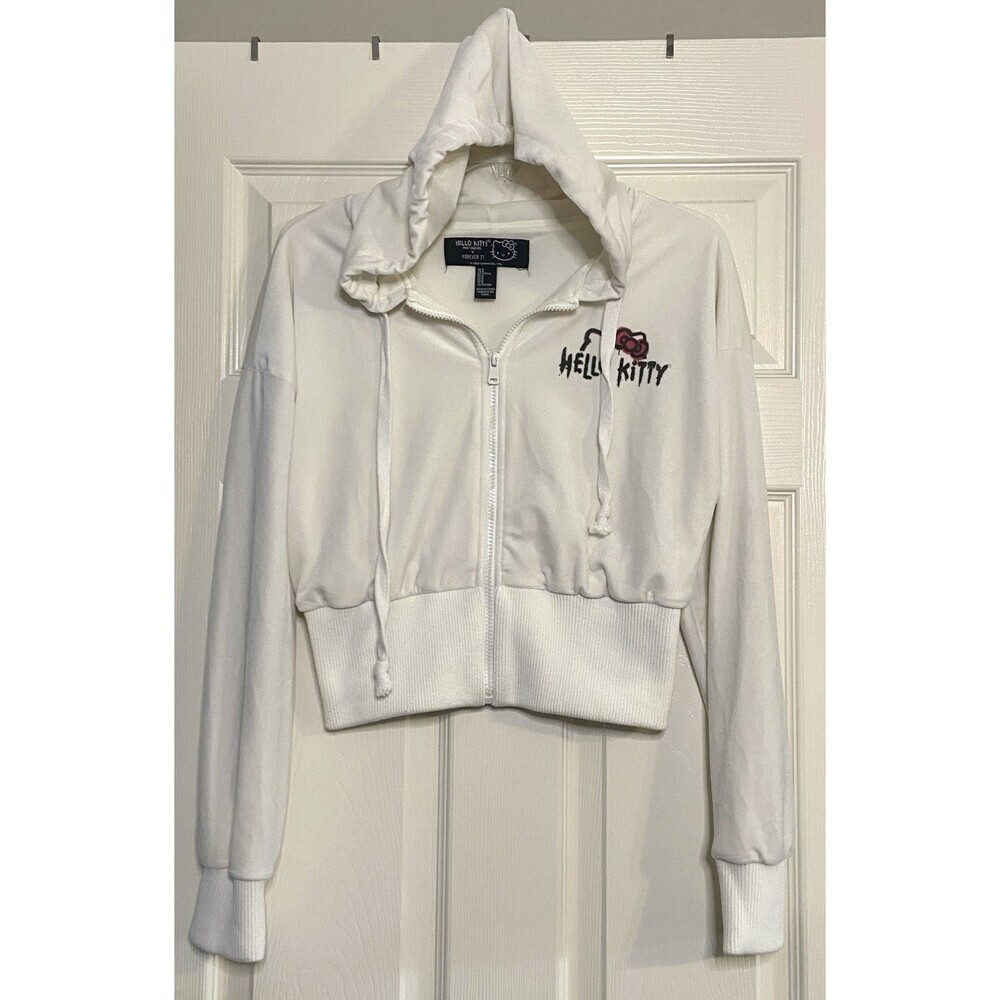 Hello Kitty And Friends Velour Hoodie Forever 21 Womens/junior Sz Medium